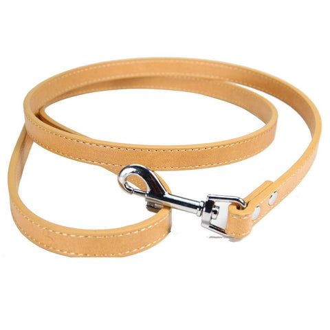 Luxury Leather Pet Leash - Stylish And Durable Cat And Dog Chain-9